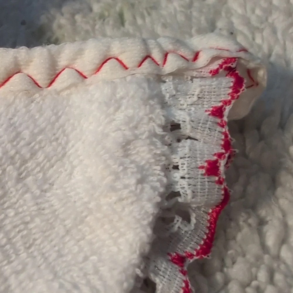80s 90s‎ Vintage Playskool Festive Snowman Baby Bib
